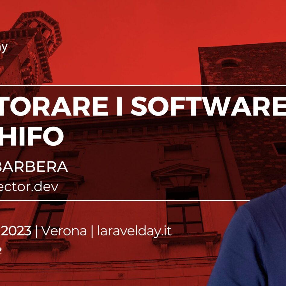 Laravelday - Verona 9 novembre 2023 Valerio Barbera Monitorare i software fa schifo